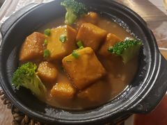 自制鲍汁豆腐煲-李记潮汕砂锅粥(营福路店)