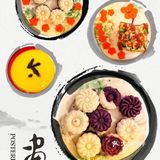 美味加餐-山药糕、紫薯糕、山药紫薯糕[调皮]
