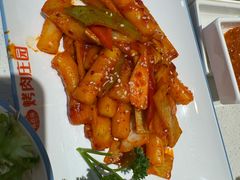 鱼饼炒年糕-韩香福烤肉庄园(文化西路店)