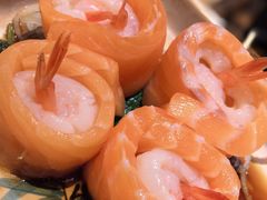 三文鱼荔枝甜虾卷-筱田の食堂·izakaya(淮海中路店)