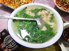 木耳菜滑肉汤-洪霞餐馆