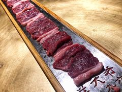 手切鲜羊上脑一米板-羊大爷涮肉(亮马桥店)