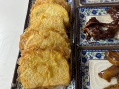 鸡蛋炸馒头片-大槐树烤肉馆