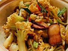 有机花菜炒腊味-渝信川菜(南滨店)