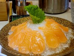 三文鱼薄切-羽寿司(东方宝泰店)