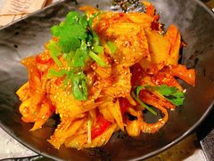 辣拌板筋-吉力烤鳗