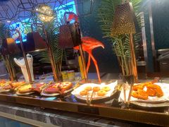 自助取餐区-九寸花汀海鲜烤肉自助(武汉首店)