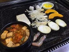 大酱汤-韩阳王石板烤肉