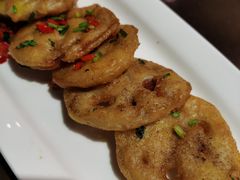 椒盐藕夹-枣子树素餐厅(铂金城店)