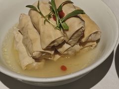 鸡汁荠菜百叶包-玫瑰厅上海菜(兴国路店)