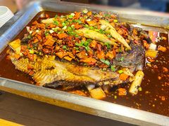 招牌怪味烤鱼-吉庆莲年有鱼炭烤鱼(苏宁广场店)