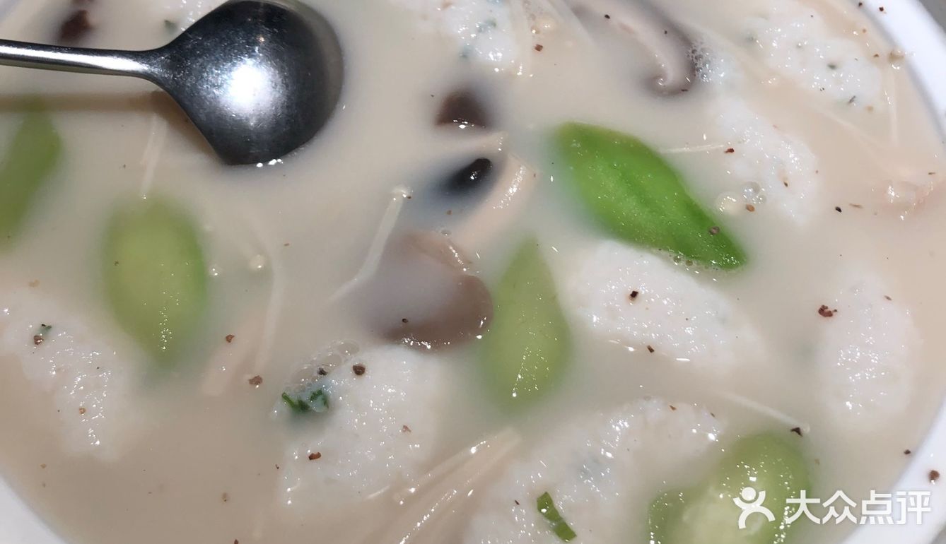 「鱼滑菌菇汤」推荐菜！