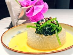 南瓜汁烩野米白玉嫩蔬菜-广舟(千禧店)