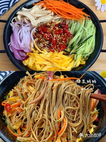 低脂低卡的凉拌鸡丝荞麦面酸辣又开胃