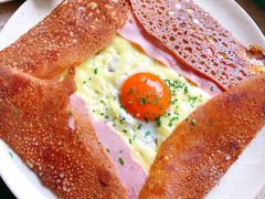 巴黎火腿鸡蛋芝士蘑菇可丽饼-RAC BAR(安福路店)