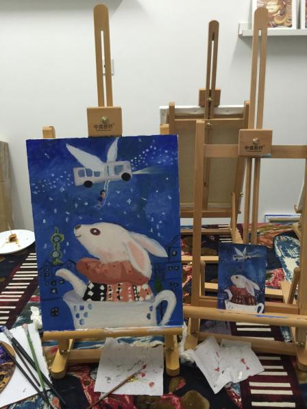 好玩art·美术-"温馨惬意的环境,胡老师很耐心!合适静呆.