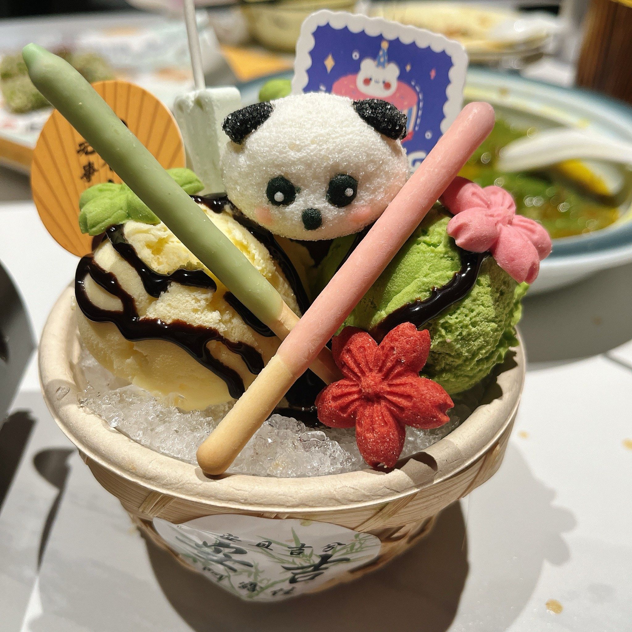 熊猫冰淇淋超萌!