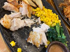 香辣烤肠配黑椒鸡排-萨莉亚意式餐厅(深圳北站店)