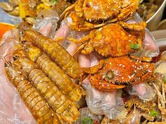 -东来菜馆•手抓海鲜家常菜•海鲜锅贴(鸽子窝店)