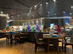 大堂-海棠湾洲际-涛·海底餐厅·美人鱼·自助餐·海底隧道
