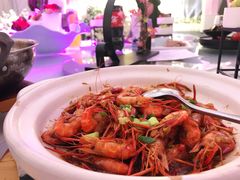 美极砂锅煎炒大河虾-东方御花园酒店