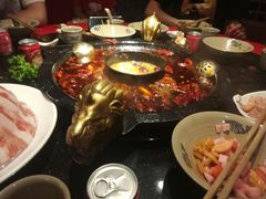 -渝大狮毛肚老火锅(遂宁万达店)