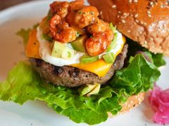 美式小龙虾芝士牛肉汉堡-Lets burger非常汉堡·环球风味(蓝色港湾店)