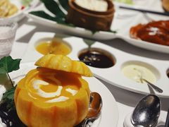 奶油南瓜汤-梧桐Plus·创意京·川料理(万象城店)
