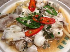 鲜花椒蒸鱼腩-淘米捞·米汤脆鲩鱼火锅(福田皇岗店)