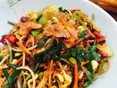 辣子肉末粉条-老磨油饼(高陵店)
