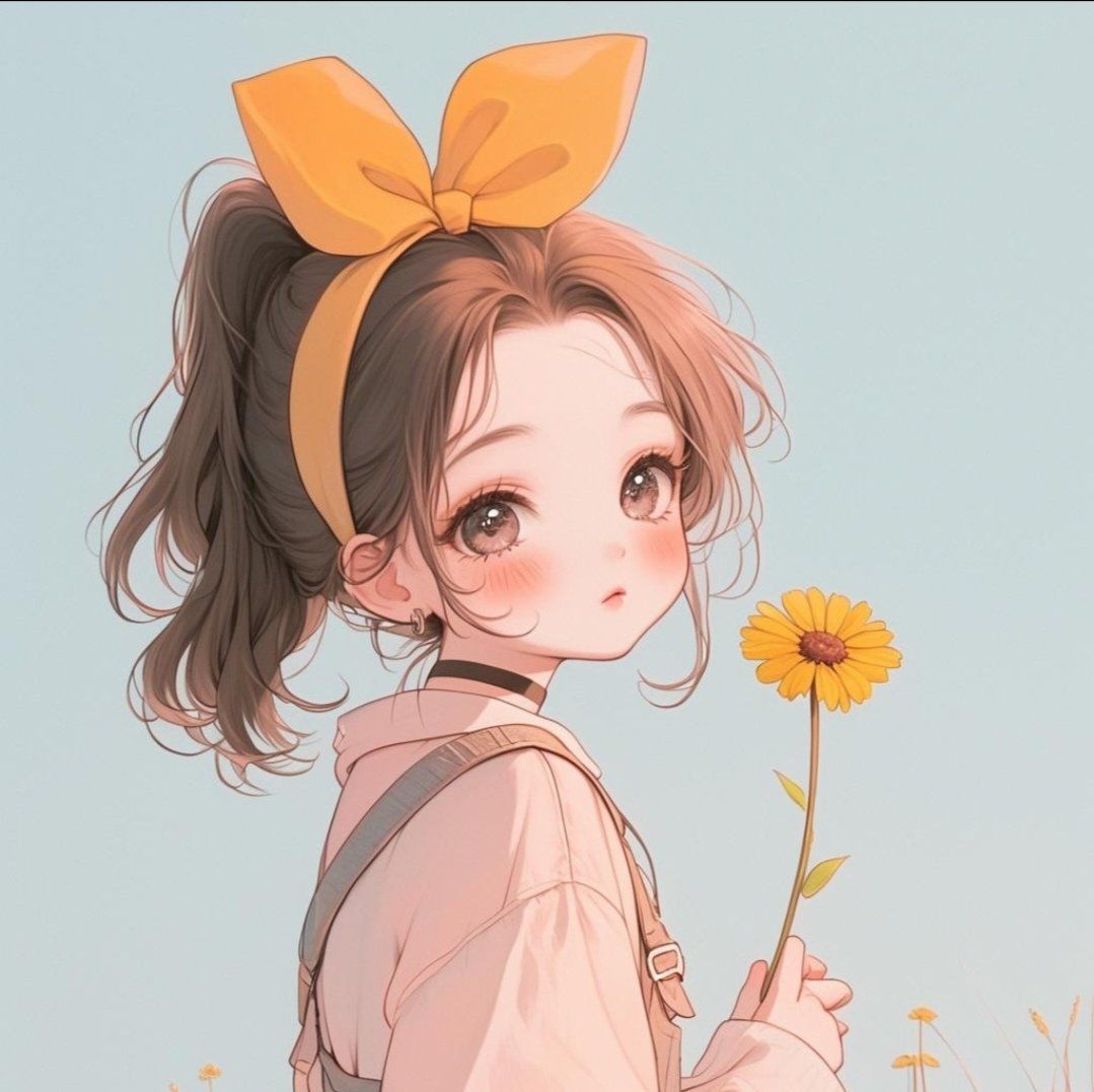 清新简约女头像