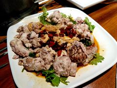 温拌羊脑-義聚德·清真铜锅涮羊肉·烧烤(河东店)
