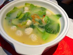 虫草水东芥兰捞鱼丸-馋遇江南·精致湖景雅宴(东方之门店)