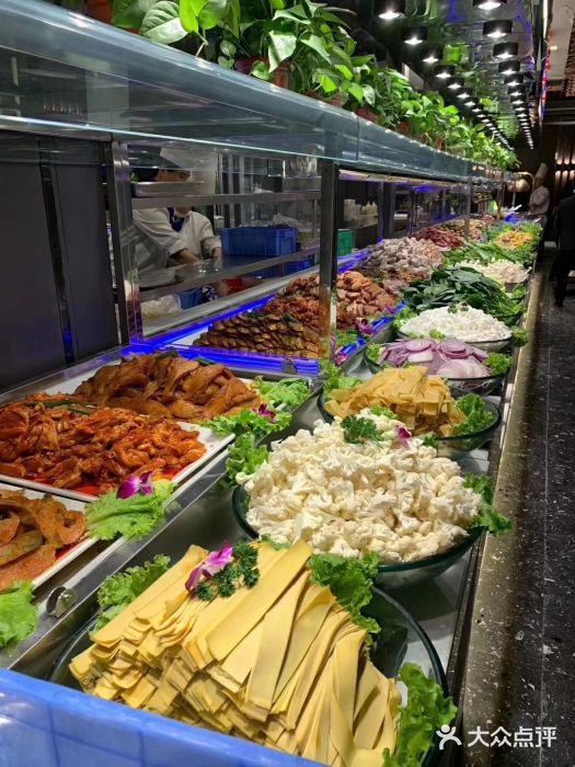 千家粗粮王海鲜牛排自助餐(西宁海湖万达广场店)自助取餐区图片