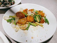 百合芦笋炒藕夹-上味·小海小鲜(中联店)