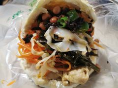 鸭蛋花干夹菜-三兄弟高炉烧饼