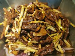 韭芽蘑菇爆猪肝-弄堂里(雨花客厅店)