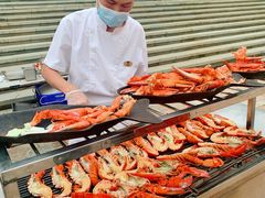 自助取餐区-海角轩·三亚文华东方酒店