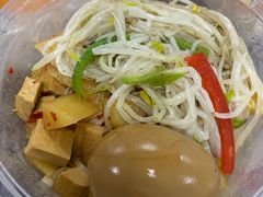 绿豆芽冷面加辣酱加酱蛋-玉华饮食店(茅台路店)