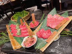 本日限定和牛五种组合-老乾杯和牛烧肉(王府中环店)