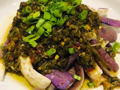 手撕烧椒茄子-渝信川菜(工体店)