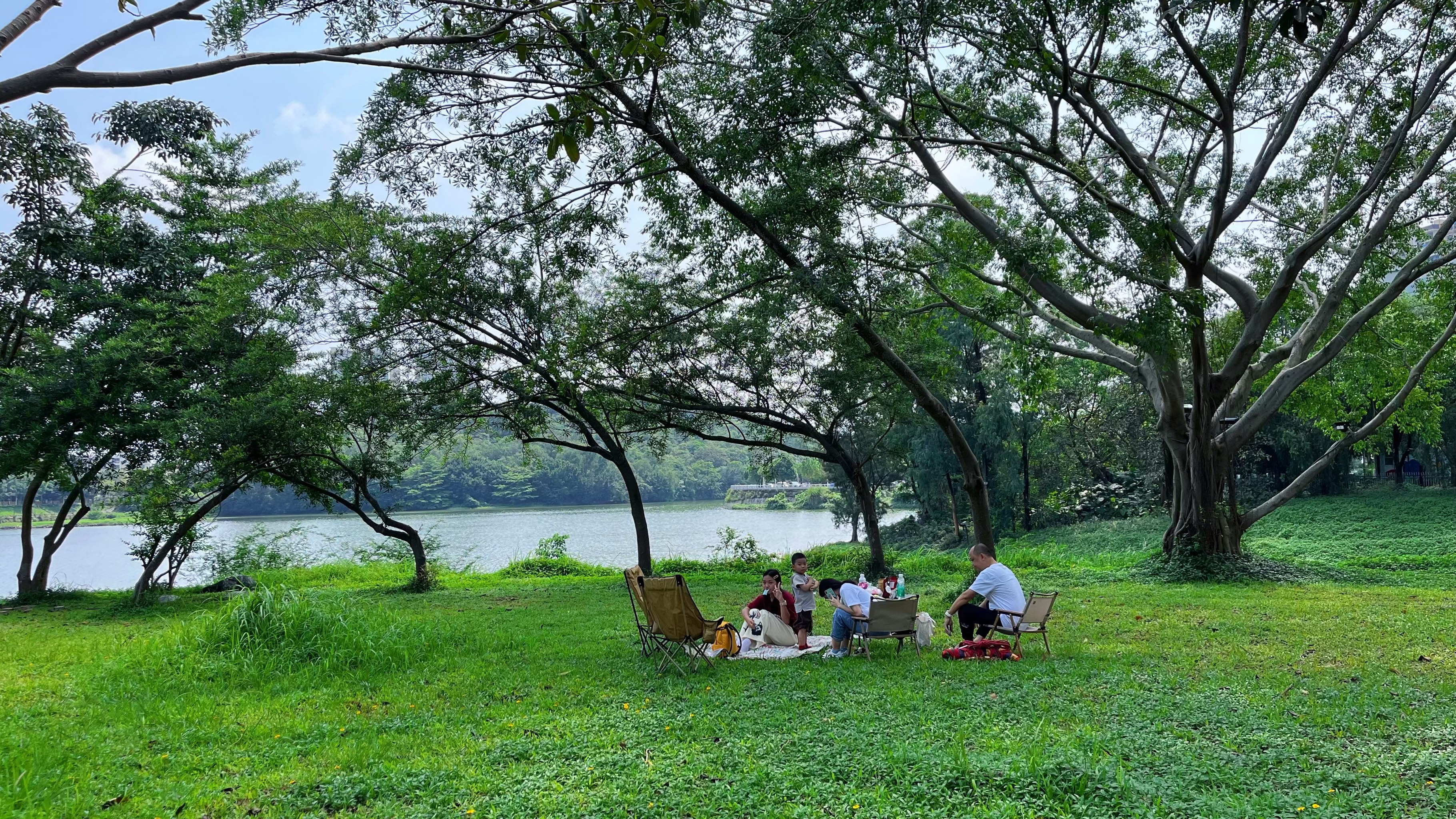 不一样的野餐风景线[微笑]