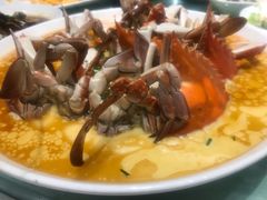 梭子蟹炖蛋-启东海鲜人家(古美路店)
