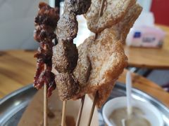 炸肉串-谢怀亮芝麻茶
