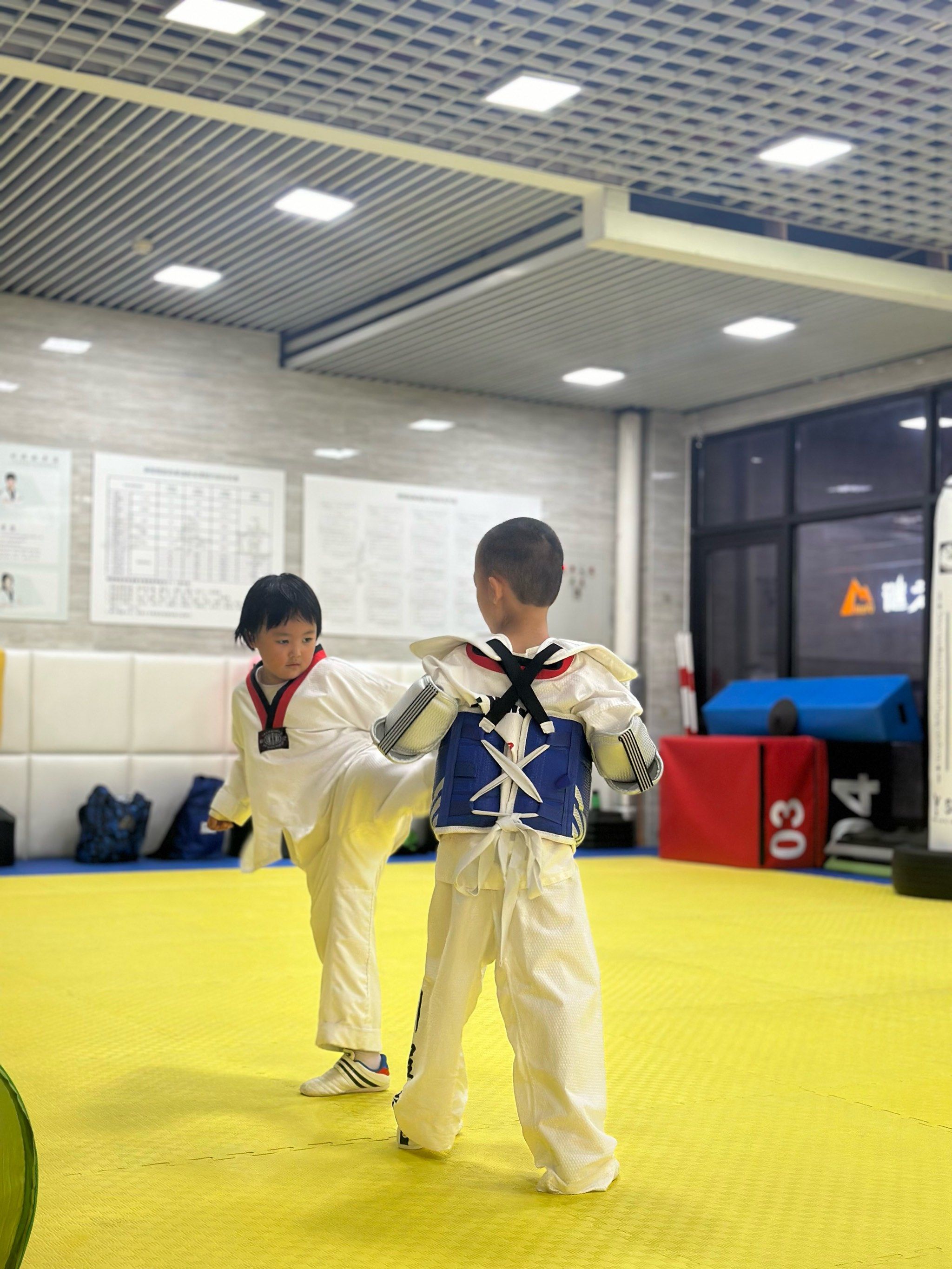 拼搏在跆拳道的每一刻