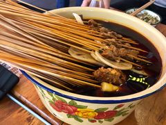 -拈签一笑黄牛肉辣卤串串