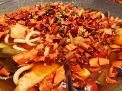 辣子水煮黑鱼片-香园茶社·金陵小灶(老门东店)