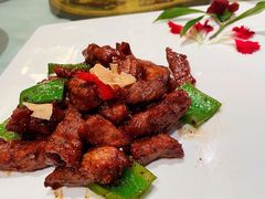 黑椒蒜香牛肉粒-湖滨客舍·湖北菜