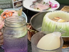 -得意咚瓜·顺德鱼生·冬瓜盅火锅
