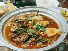 -东来菜馆•手抓海鲜家常菜•海鲜锅贴(鸽子窝店)